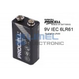 BAT. 9,0V 6F22 Alkaline PROCELL Duracell, Professional Battery